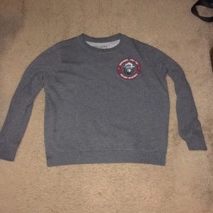 Grey smokey the bear sweater